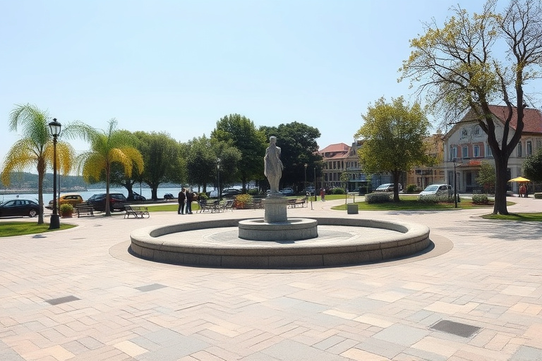 Blaha Lujza sétány — szabadidős helyszín, Balatonfüred